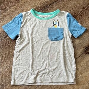 Little Sleepies Play Bluey Pocket Tee